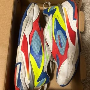 Cute colorful pumas